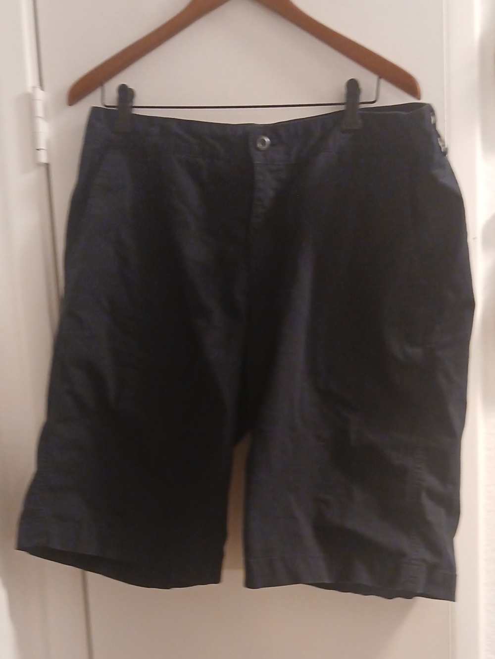 Women's Eddie Bauer Navy Flat Front Shorts